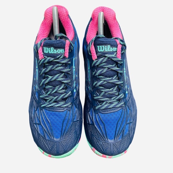 Wilson Blue and Pink Athletic Shoes - Picture 7 of 16